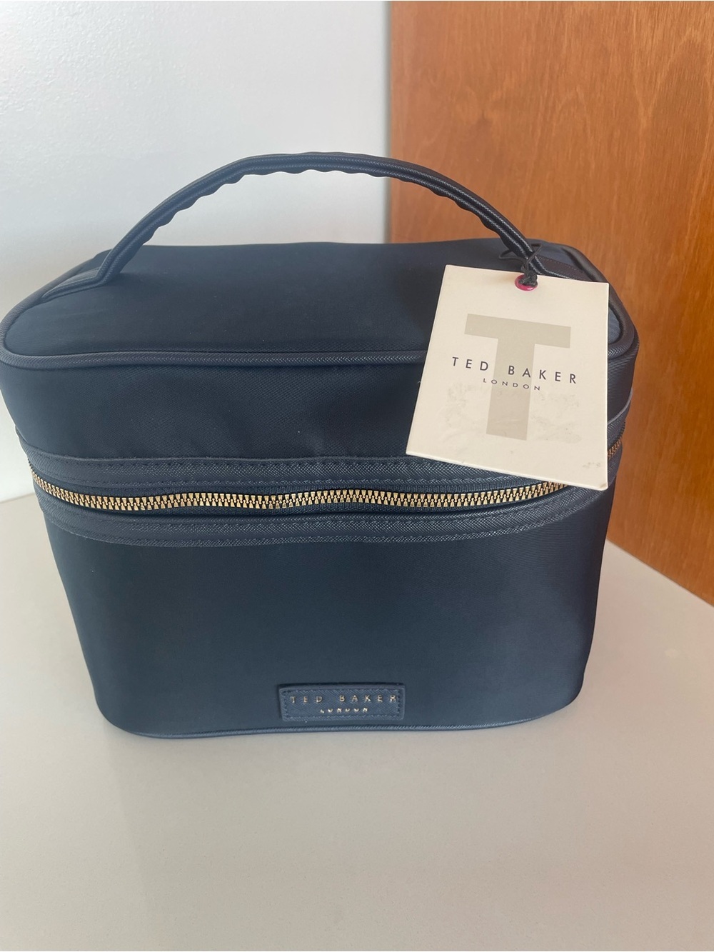 NWT - Ted Baker Blue Cosmetic Bag - Picture 3 of 7